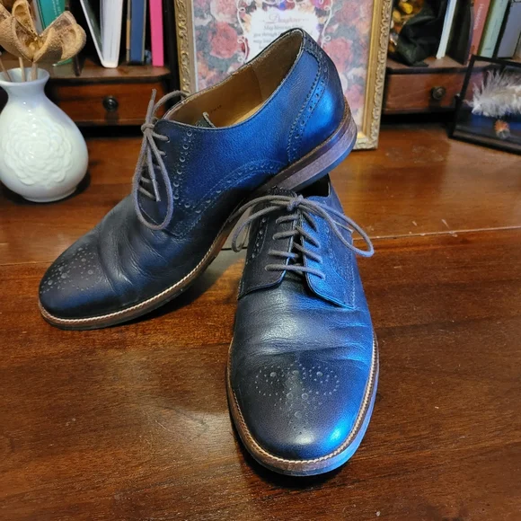Cole Haan men\'s oxford five hole lace up shoes size 7 Black Cole Haan Mens Grand+ Wingtip Oxford | Rack Room Shoes main image 4